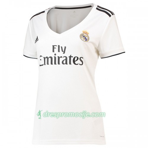 Real Madrid Dres Ženska Domaći 2018/19 Kratkih Rukava Real Madrid Dres Ženska Domaći 2018/19 Kratkih Rukava